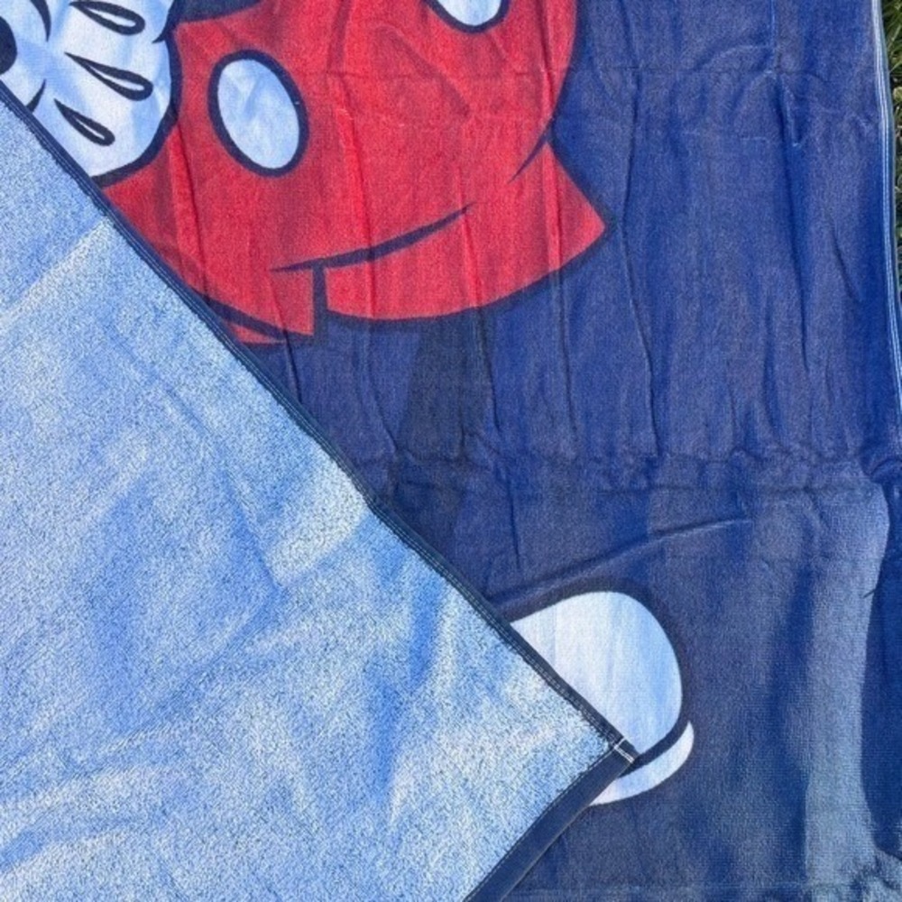 Disney Mickey Mouse Beach Towel America July 4th Summer Oversized 36" x 72" NEW - Picture 8 of 13